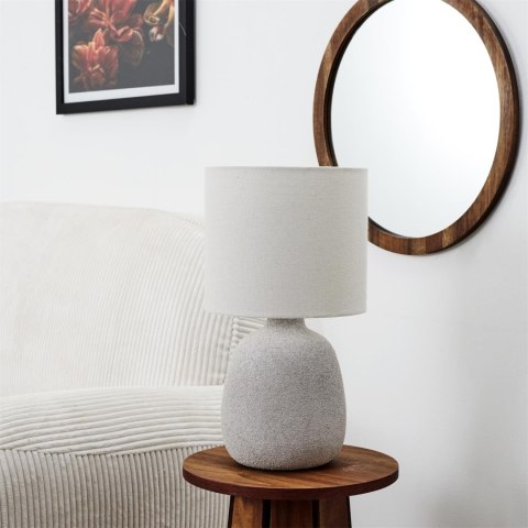Lampa stołowa Amani ceramiczna szara jasna Lampa stołowa Amani ceramiczna szara jasna