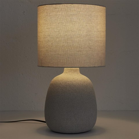 Lampa stołowa Amani ceramiczna szara jasna Lampa stołowa Amani ceramiczna szara jasna