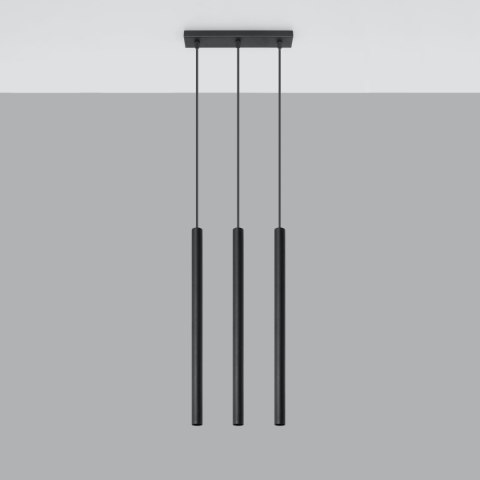 Lampa wisząca PASTELO 3 czarna Lampa wisząca PASTELO 3 czarna