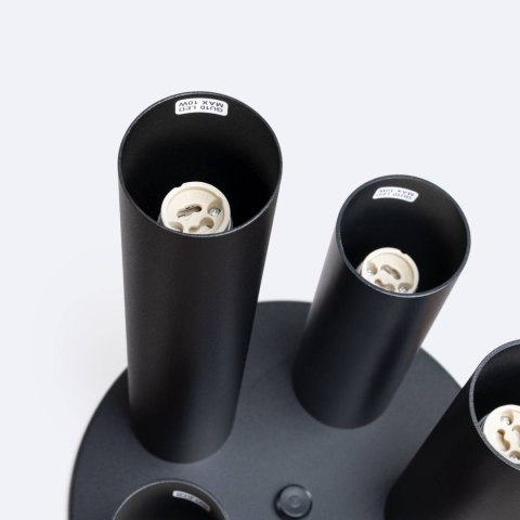 LAMPA SUFITOWA MODERNA, PLAFON, CZARNA, TUBA, LOFT, NOWOCZESNA, GU10