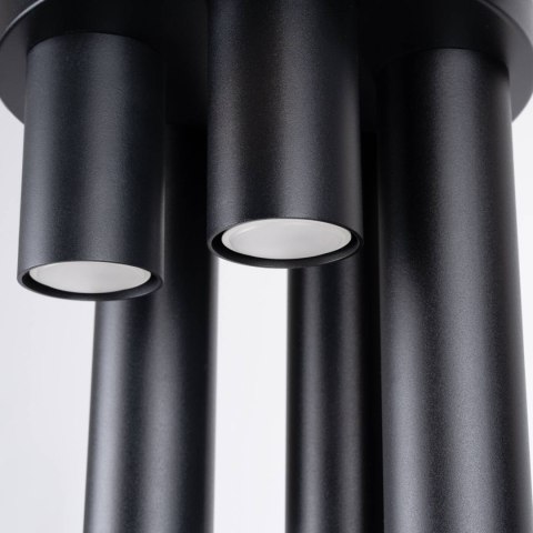 LAMPA SUFITOWA MODERNA, PLAFON, CZARNA, TUBA, LOFT, NOWOCZESNA, GU10