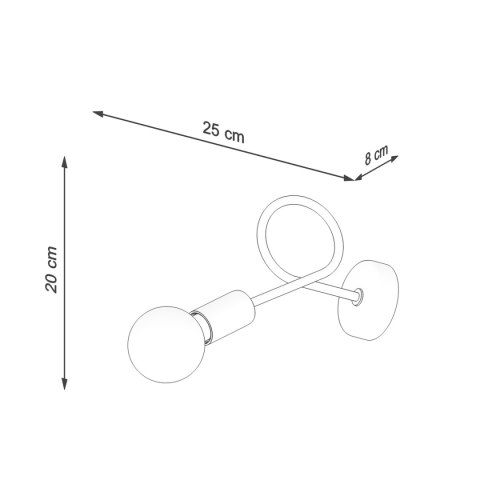 Kinkiet LOOP chrom Kinkiet LOOP chrom