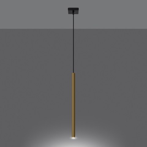 Lampa Wisząca PASTELO 1 złoty połysk Lampa Wisząca PASTELO 1 złoty połysk