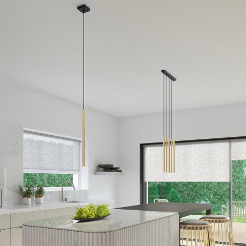 Lampa Wisząca PASTELO 1 złoty połysk Lampa Wisząca PASTELO 1 złoty połysk