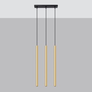 Lampa Wisząca PASTELO 3L złoty połysk