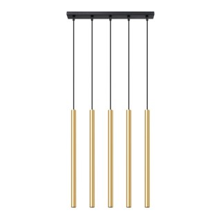 Lampa Wisząca PASTELO 5L złoty połysk