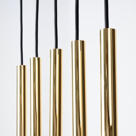 Lampa Wisząca PASTELO 5L złoty połysk Lampa Wisząca PASTELO 5L złoty połysk