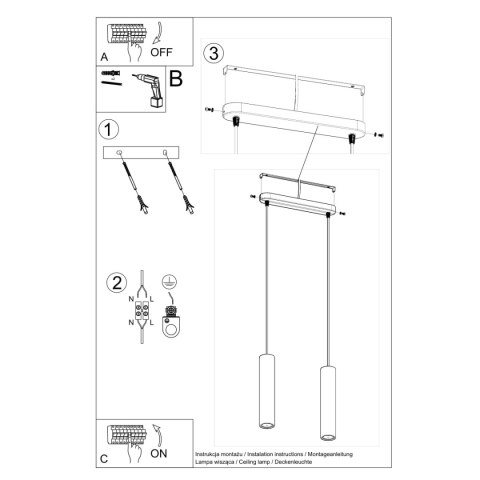 Lampa wisząca LUVO 2 Lampa wisząca LUVO 2