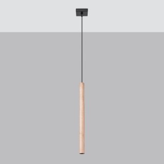 Lampa wisząca PASTELO 1 drewno
