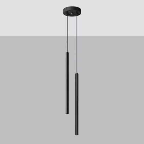 Lampa wisząca PASTELO 2 czarna Lampa wisząca PASTELO 2 czarna