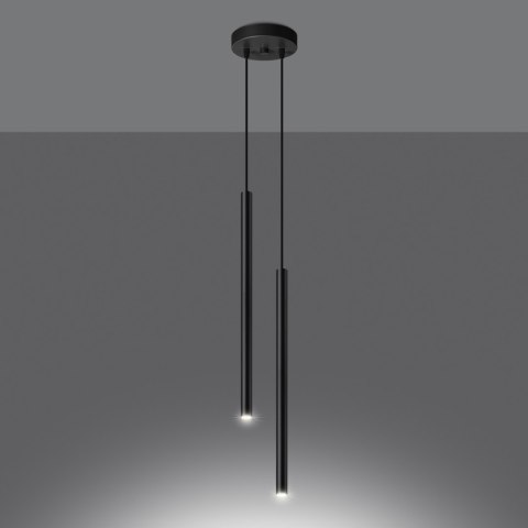Lampa wisząca PASTELO 2 czarna Lampa wisząca PASTELO 2 czarna