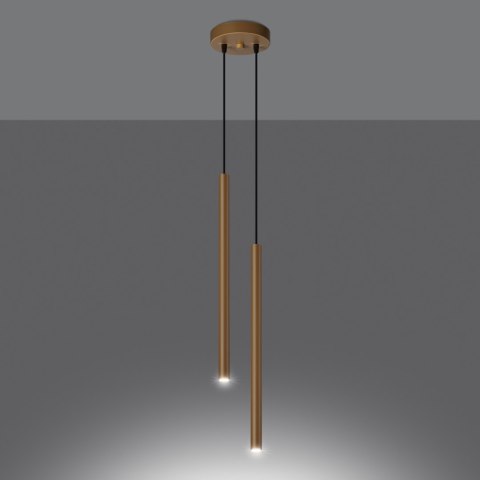 Lampa wisząca PASTELO 2 złota Lampa wisząca PASTELO 2 złota