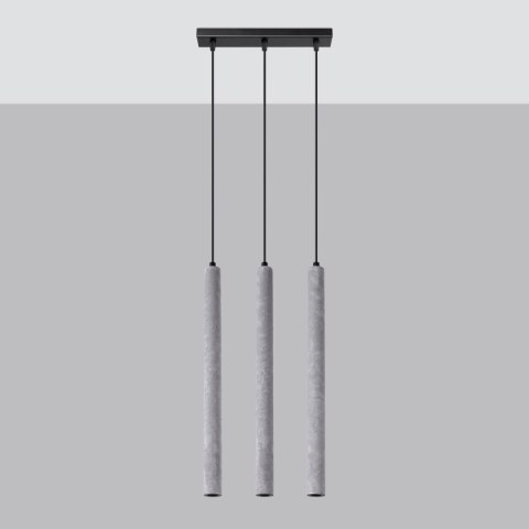 Lampa wisząca PASTELO 3L beton Lampa wisząca PASTELO 3L beton
