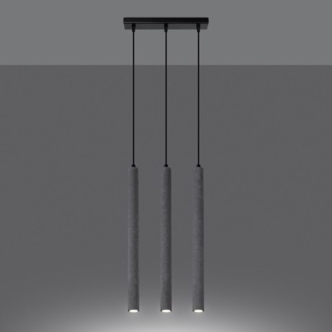 Lampa wisząca PASTELO 3L beton Lampa wisząca PASTELO 3L beton