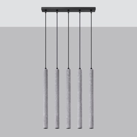 Lampa wisząca PASTELO 5L beton Lampa wisząca PASTELO 5L beton