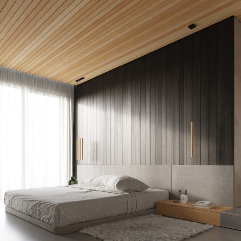 Lampa wisząca PASTELO 5L drewno Lampa wisząca PASTELO 5L drewno