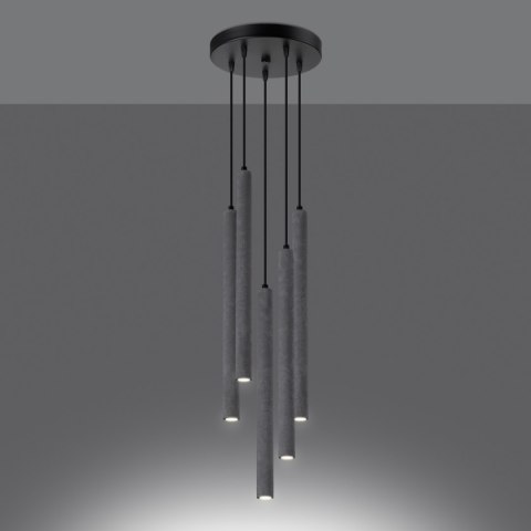 Lampa wisząca PASTELO 5P beton Lampa wisząca PASTELO 5P beton