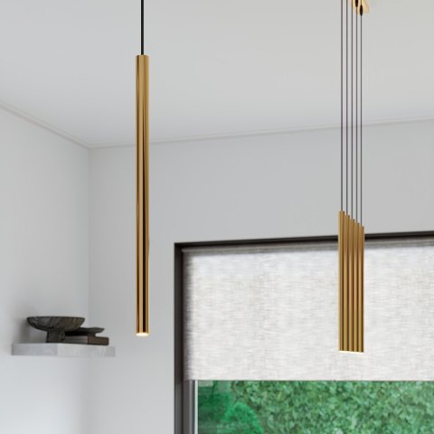 Lampa wisząca PASTELO 5P złota Lampa wisząca PASTELO 5P złota
