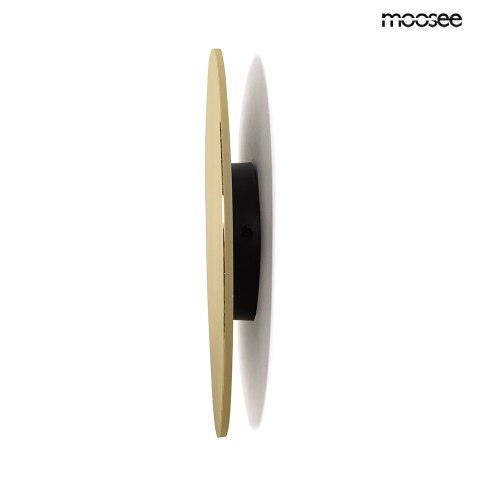 LAMPA ŚCIENNA KINKIET MOOSEE UMBRA ZŁOTA, LED, DOTYKOWA, ŚCIEMNIALNA, 30CM