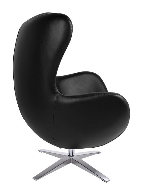FOTEL EGG, JAJO, CZARNY, OBROTOWY, METAL, DO SALONU, NOWOCZESNY, EKOSKÓRA FOTEL EGG, JAJO, CZARNY, OBROTOWY, METAL, DO SALONU, NOWOCZESNY, EKOSKÓRA