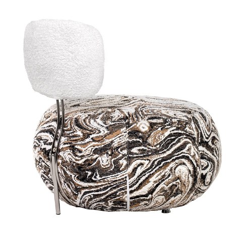 NOWOCZESNY FOTEL TEDDY, BEŻOWY, WIELOKOLOROWY, NIETYPOWY, BARANEK NOWOCZESNY FOTEL TEDDY, BEŻOWY, WIELOKOLOROWY, NIETYPOWY, BARANEK