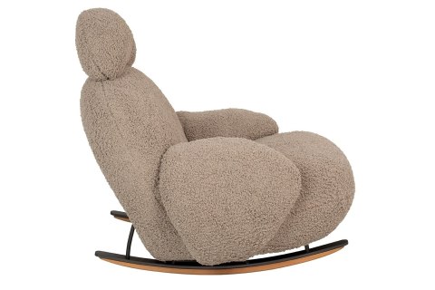 FOTEL BUJANY TEDDY, PLUSZAK, BEŻOWY, NA PŁOZACH, DO SALONU, WYPOCZYNKOWY FOTEL BUJANY TEDDY, PLUSZAK, BEŻOWY, NA PŁOZACH, DO SALONU, WYPOCZYNKOWY