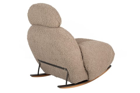 FOTEL BUJANY TEDDY, PLUSZAK, BEŻOWY, NA PŁOZACH, DO SALONU, WYPOCZYNKOWY FOTEL BUJANY TEDDY, PLUSZAK, BEŻOWY, NA PŁOZACH, DO SALONU, WYPOCZYNKOWY