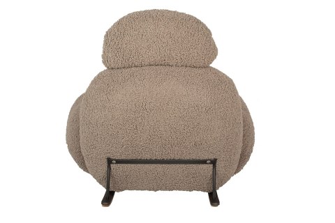 FOTEL BUJANY TEDDY, PLUSZAK, BEŻOWY, NA PŁOZACH, DO SALONU, WYPOCZYNKOWY FOTEL BUJANY TEDDY, PLUSZAK, BEŻOWY, NA PŁOZACH, DO SALONU, WYPOCZYNKOWY