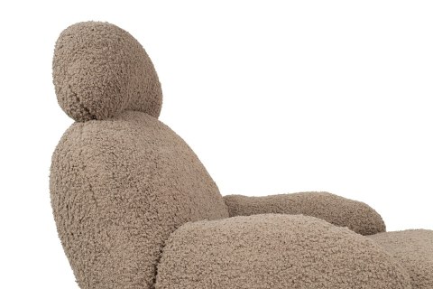FOTEL BUJANY TEDDY, PLUSZAK, BEŻOWY, NA PŁOZACH, DO SALONU, WYPOCZYNKOWY FOTEL BUJANY TEDDY, PLUSZAK, BEŻOWY, NA PŁOZACH, DO SALONU, WYPOCZYNKOWY