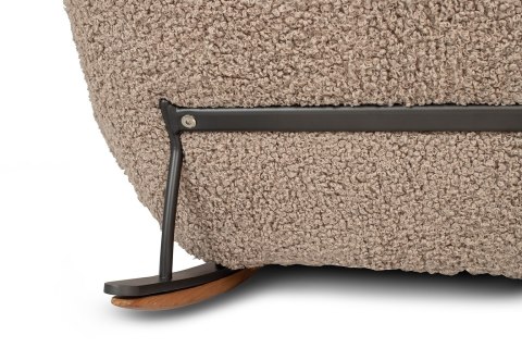 FOTEL BUJANY TEDDY, PLUSZAK, BEŻOWY, NA PŁOZACH, DO SALONU, WYPOCZYNKOWY FOTEL BUJANY TEDDY, PLUSZAK, BEŻOWY, NA PŁOZACH, DO SALONU, WYPOCZYNKOWY