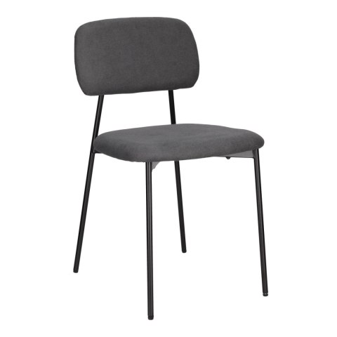 CIEMNE SZARE TAPICEROWANE KRZESŁO - RETRO, LOFT, DO JADALNI, DO SALONU CIEMNE SZARE TAPICEROWANE KRZESŁO - RETRO, LOFT, DO JADALNI, DO SALONU