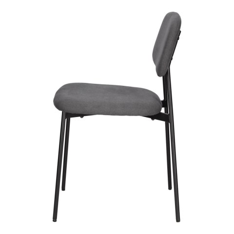 CIEMNE SZARE TAPICEROWANE KRZESŁO - RETRO, LOFT, DO JADALNI, DO SALONU CIEMNE SZARE TAPICEROWANE KRZESŁO - RETRO, LOFT, DO JADALNI, DO SALONU