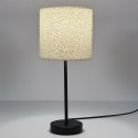 Lampa metalowa z kloszem boucle biała