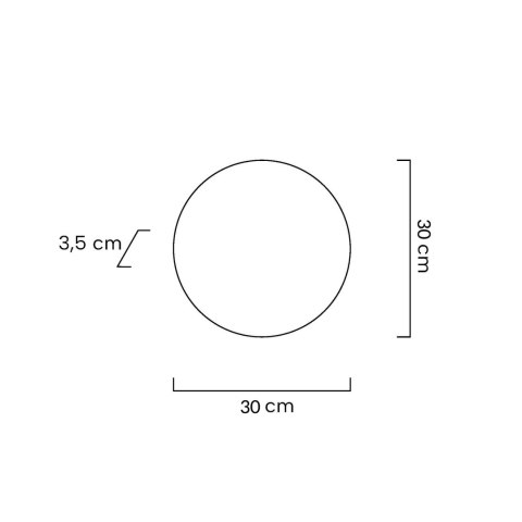 LAMPA ŚCIENNA KINKIET MOOSEE UMBRA ZŁOTA, LED, DOTYKOWA, ŚCIEMNIALNA, 30CM