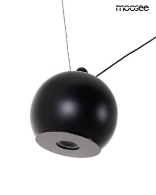 LAMPA WISZĄCA FUTURA, MOOSEE, CZARNA, LED, NOWOCZESNA, KULE, DESIGN, LOFT