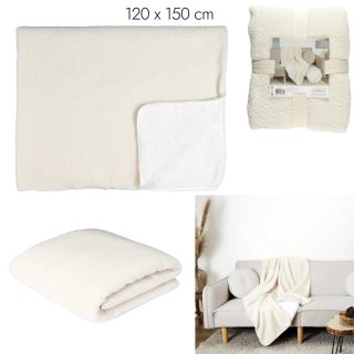 PLED SHERPA VELLUM, CIEPŁY KOC, JASNY, MODNY, DO SALONU, DO SYPIALNI