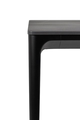STÓŁ MINIMA 140, CZARNY MARMUR, CERAMICZNY, DO JADALNI, LOFT, NOWOCZESNY