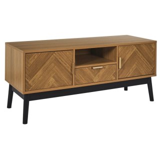SKANDYNAWSKA SZAFKA RTV RETRO, JODEŁKA, DĄB, DO SALONU, ELEGANCKA, 110 CM