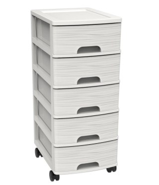 REGAŁ MODUŁOWY MODULARE, 3 SZUFLADY A4, BIAŁY, ORGANIZER BIURKO, KOMODA