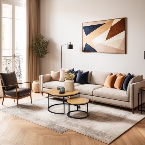 ZESTAW 2 STOLIKÓW Z PAPIERU