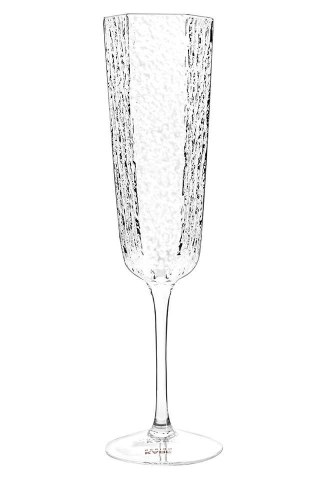 KIELISZKI DO SZAMPANA SCINTILLA KARE DESIGN, KOMPLET 4 SZT, 250ML, SZKŁO