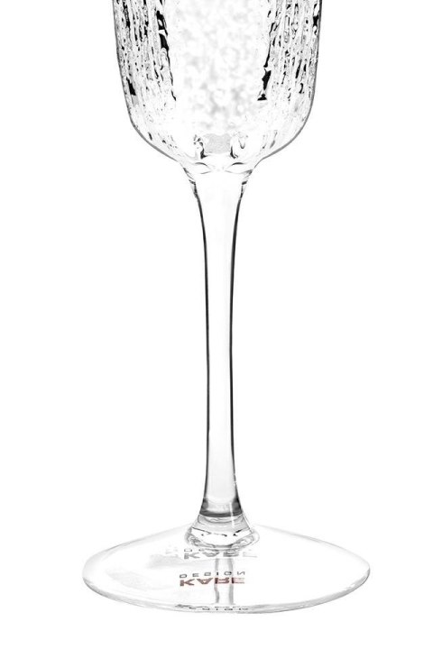 KIELISZKI DO SZAMPANA SCINTILLA KARE DESIGN, KOMPLET 4 SZT, 250ML, SZKŁO