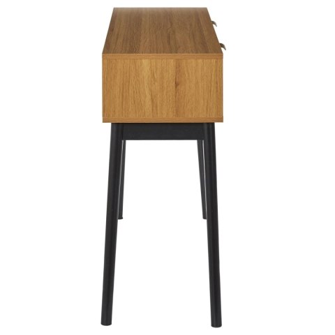 KONSOLA RETRO LOFT, JODEŁKA, DĄB, CZARNE NOGI, 2 SZUFLADY, DO SALONU KONSOLA RETRO LOFT, JODEŁKA, DĄB, CZARNE NOGI, 2 SZUFLADY, DO SALONU