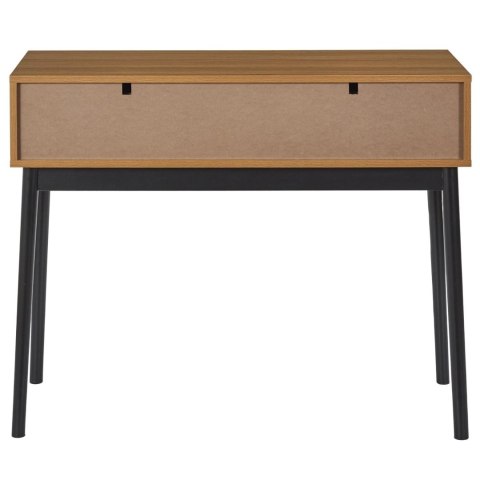 KONSOLA RETRO LOFT, JODEŁKA, DĄB, CZARNE NOGI, 2 SZUFLADY, DO SALONU KONSOLA RETRO LOFT, JODEŁKA, DĄB, CZARNE NOGI, 2 SZUFLADY, DO SALONU