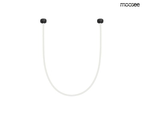 LAMPA WISZĄCA AURALUX 400 SMART, CZARNA, LED, NOWOCZESNA, DO SALONU, MOOSEE