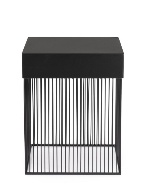 KWADRATOWY CZARNY STOLIK KAWOWY MILAN, 40 CM, GLAMOUR LOFT DO SALONU, METAL KWADRATOWY CZARNY STOLIK KAWOWY MILAN, 40 CM, GLAMOUR LOFT DO SALONU, METAL