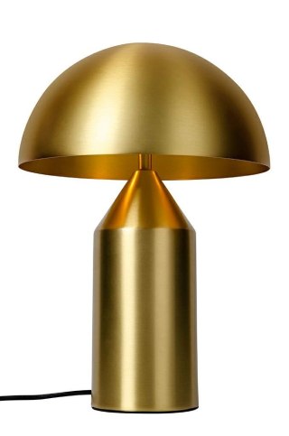 LAMPA BIURKOWA AURELIA, ZŁOTA, MOSIĄDZ, GRZYBEK, METALOWA, ELEGANCKA, LOFT