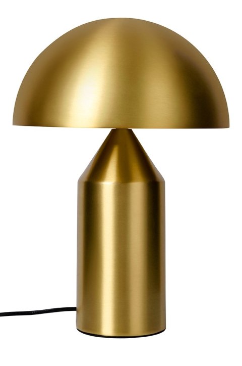 LAMPA BIURKOWA AURELIA, ZŁOTA, MOSIĄDZ, GRZYBEK, METALOWA, ELEGANCKA, LOFT