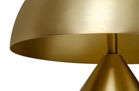 LAMPA BIURKOWA AURELIA, ZŁOTA, MOSIĄDZ, GRZYBEK, METALOWA, ELEGANCKA, LOFT