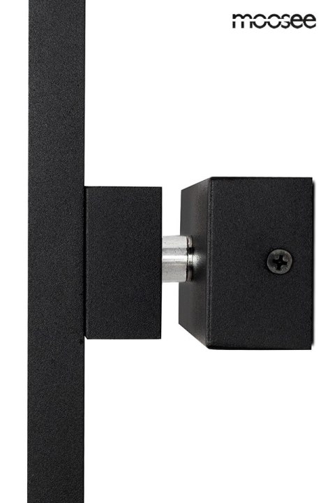 LAMPA ŚCIENNA KINKIET LED AXIOM MOOSEE, CZARNA, OBROTOWA, LOFT, NOWOCZESNA